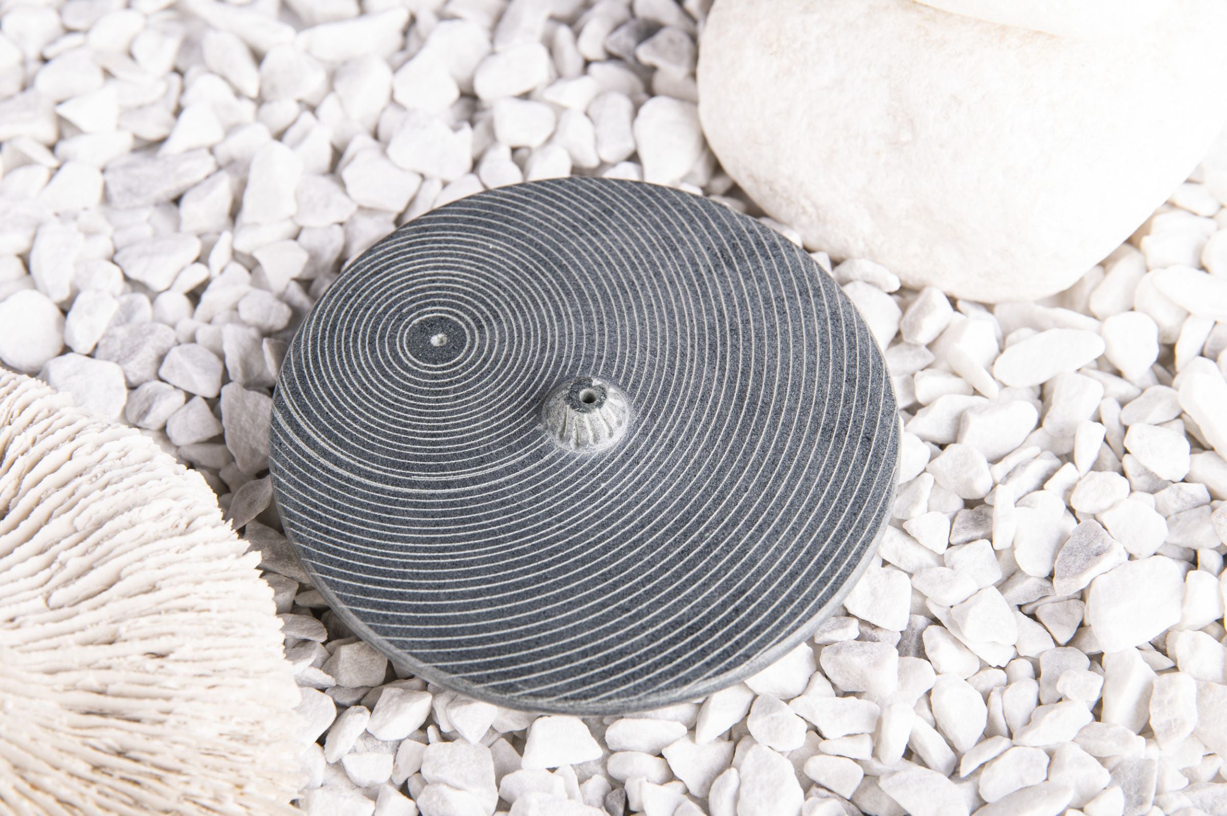 Zen - runder Specksteinhalter – Ansicht 3