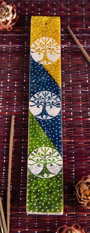Bunter Lebensbaum Specksteinhalter – Ansicht 3