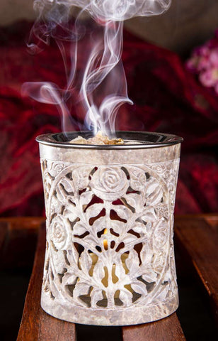 Siebgefäß Tripuri Speckstein