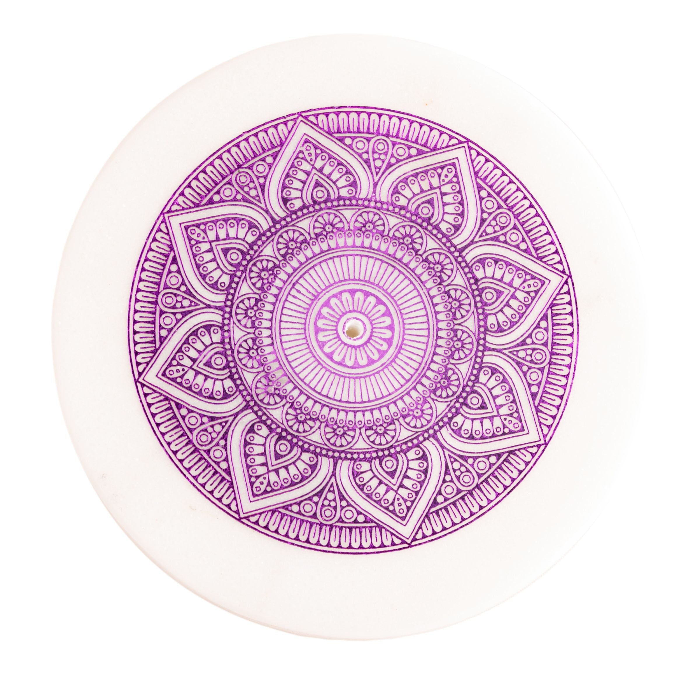 Marmorhalter Blütenmandala – Seelenecho