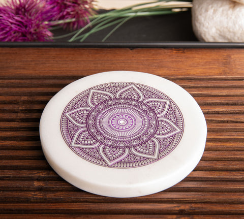 Marmorhalter Blütenmandala – Ansicht 2