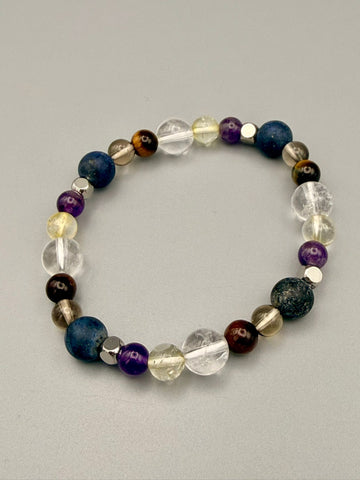 Seelenanker Armband – Edelstein Mischung