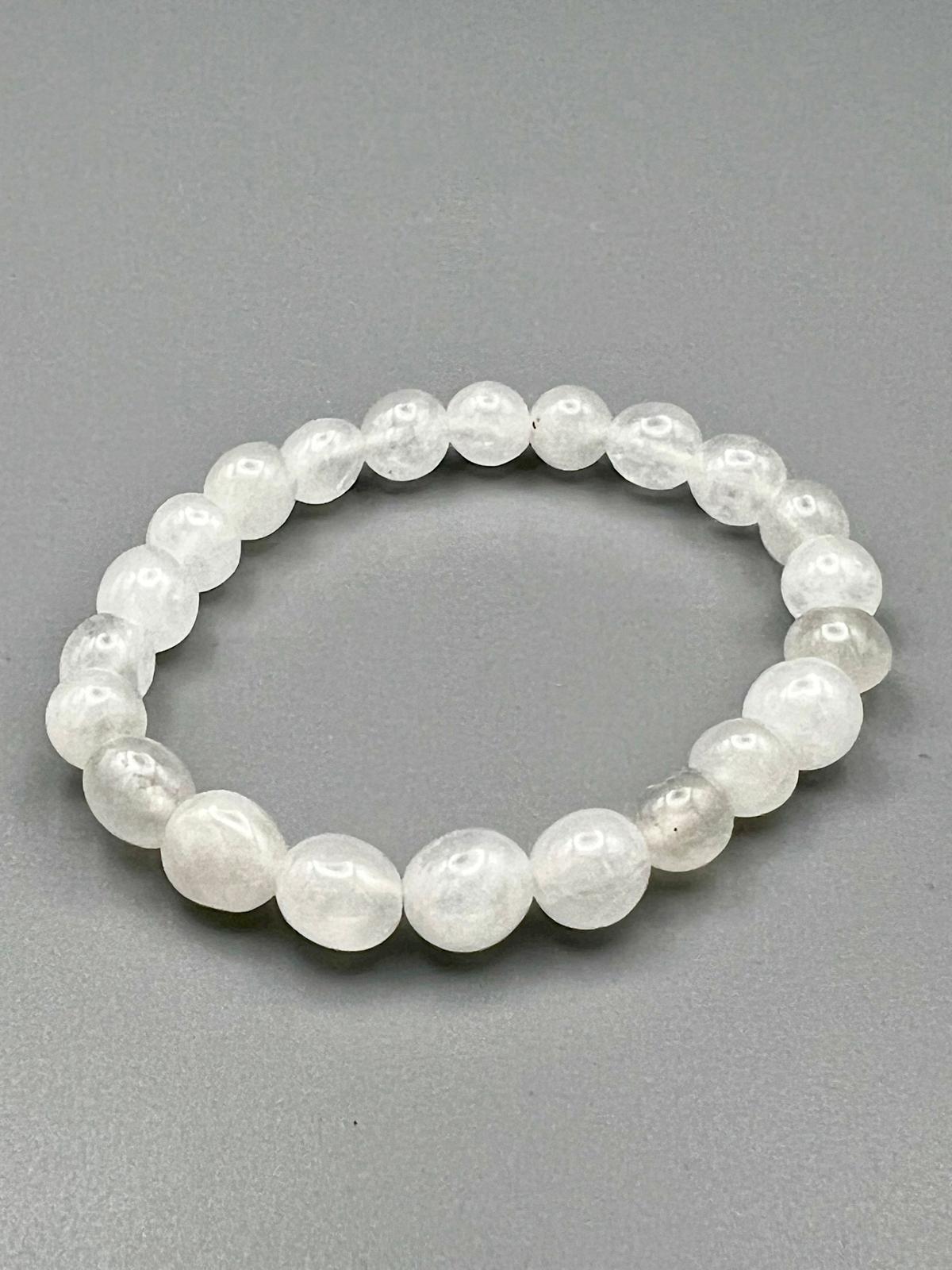 Selenit-Nugget-Armband | Reinigung, Licht & innere Klarheit