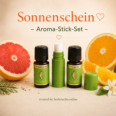 Sonnenschein – Aroma-Stick-Set mit Grapefruit Bio & Orange Bio