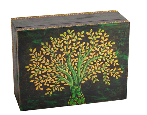 Baum des Lebens Holzbox groß – Seelenecho