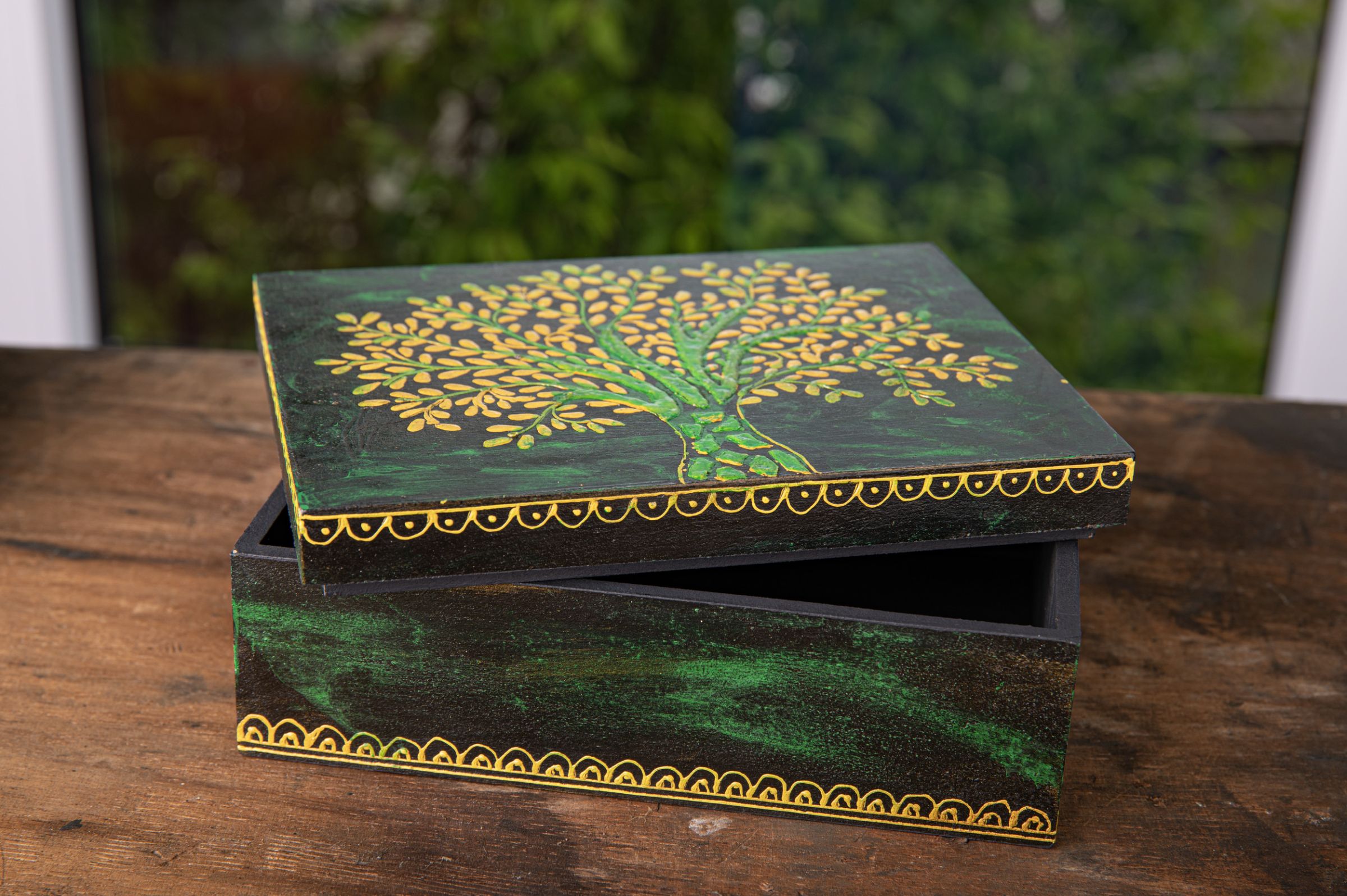 Baum des Lebens Holzbox groß – Ansicht 2