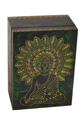 Buddha Holzbox klein – Seelenecho