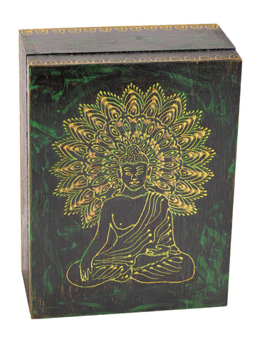 Buddha Holzbox groß – Seelenecho
