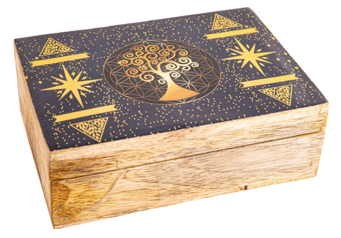 Fantasy Holzbox Baum des Lebens – Seelenecho
