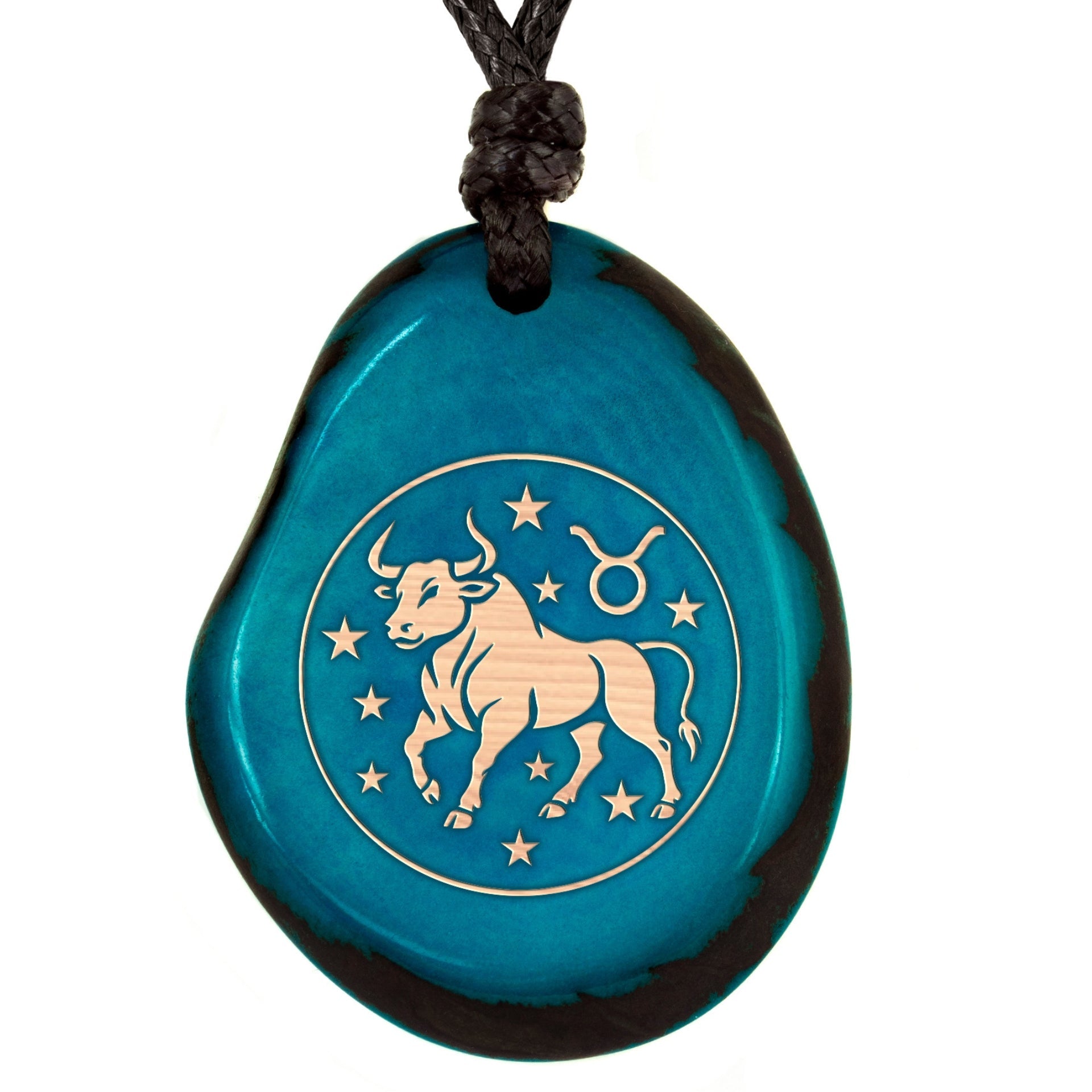 Sternzeichen-Amulett Türkis Stier – Seelenecho