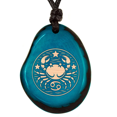 Sternzeichen-Amulett Türkis Krebs – Seelenecho