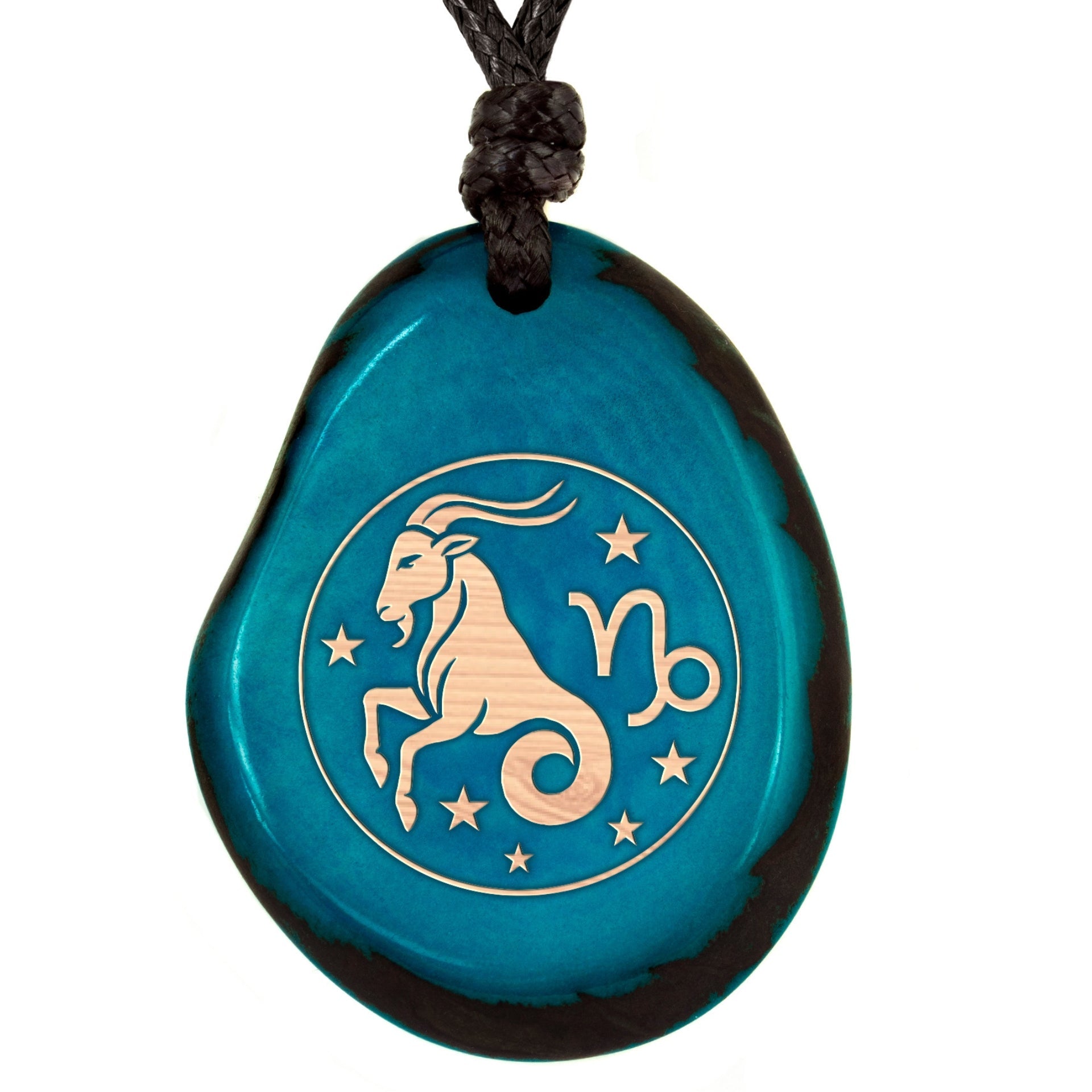 Sternzeichen-Amulett Türkis Steinbock – Seelenecho