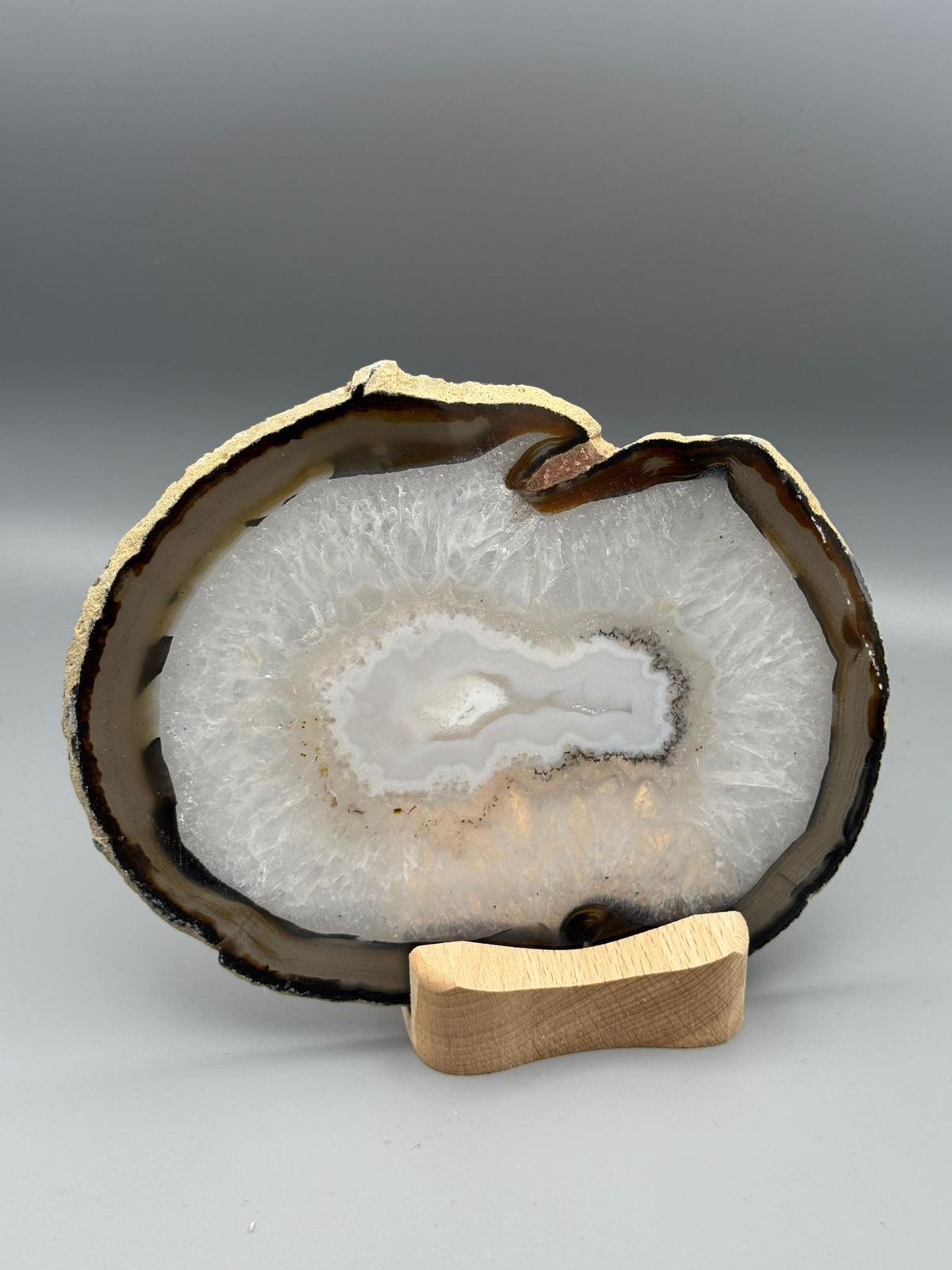 Teelichthalter mit Achatscheibe — naturbelassen oder gefärbt