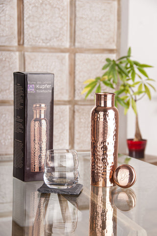 Trinkflasche aus Kupfer, 650ml – Ansicht 3