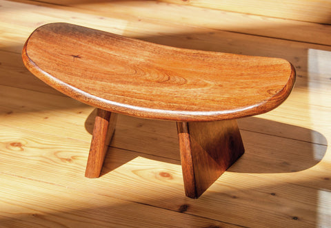 Meditationshocker aus Holz L: 40 cm, B: 18 cm – Ansicht 2