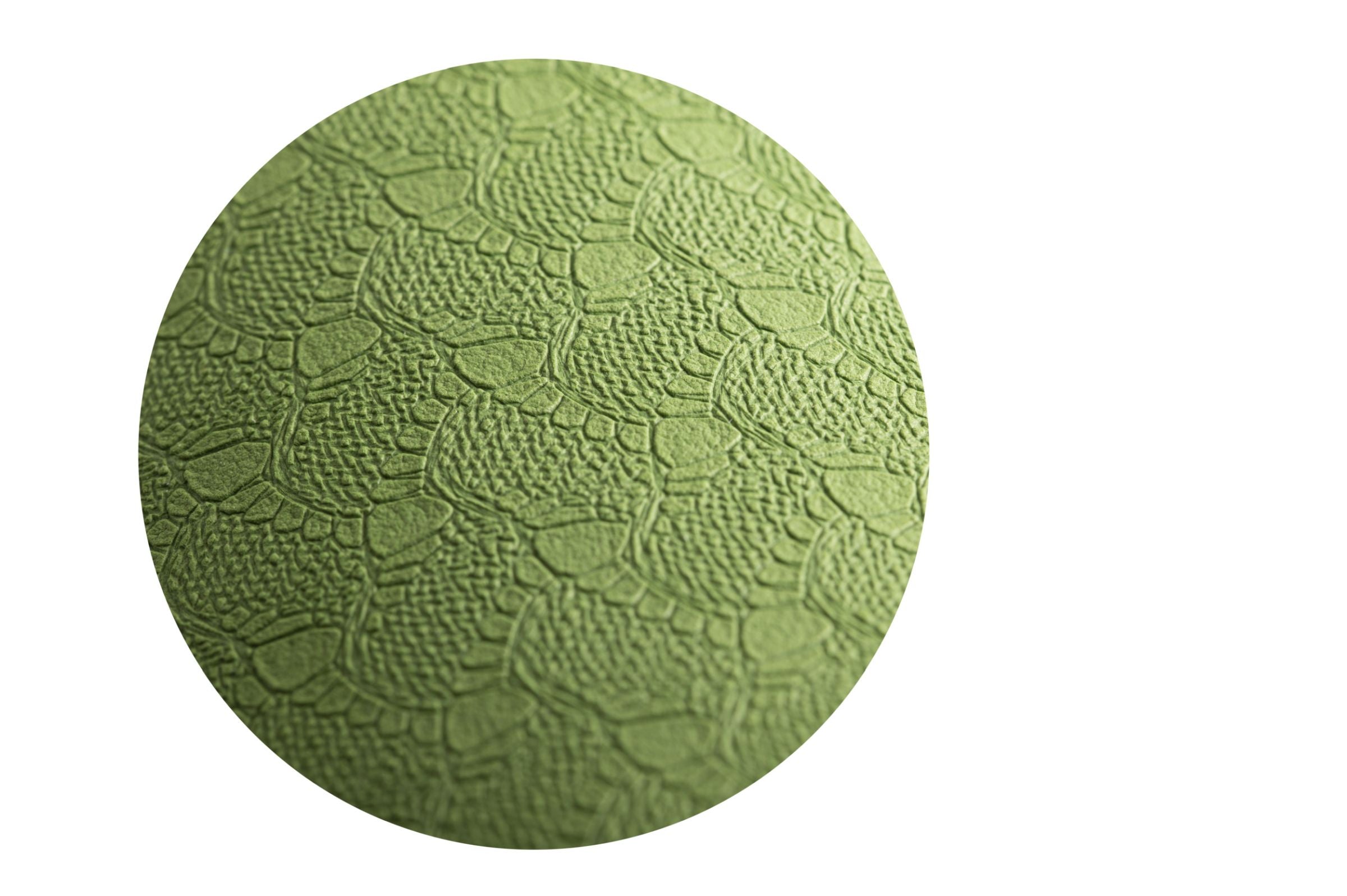 Yogamatte TPE ecofriendly - hellgrün / grau mit Baum des Lebens – Ansicht 4