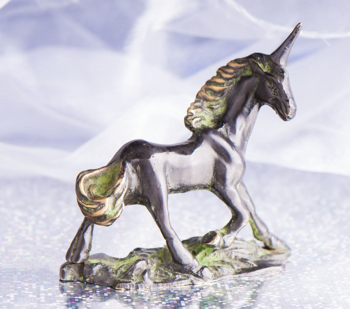 Einhorn, antik Messing Antik – Seelenecho