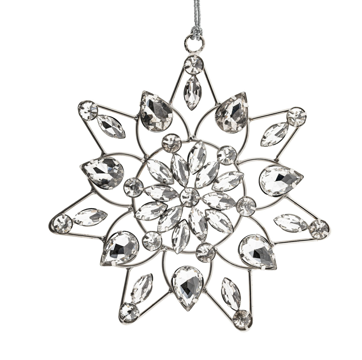 Kristallmandala facettierte Glassteine – Seelenecho