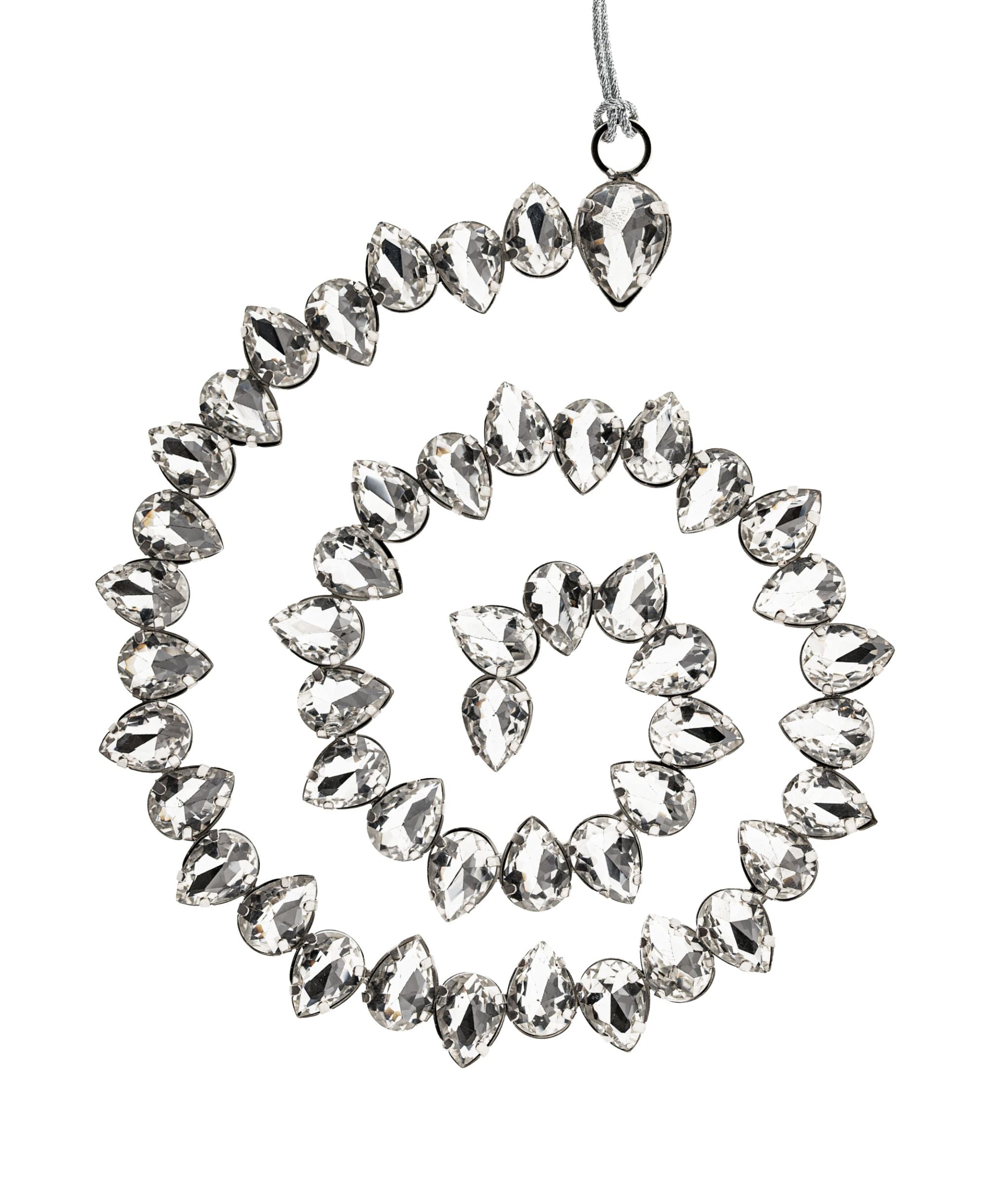 Kristallspirale facettierte Glassteine – Seelenecho