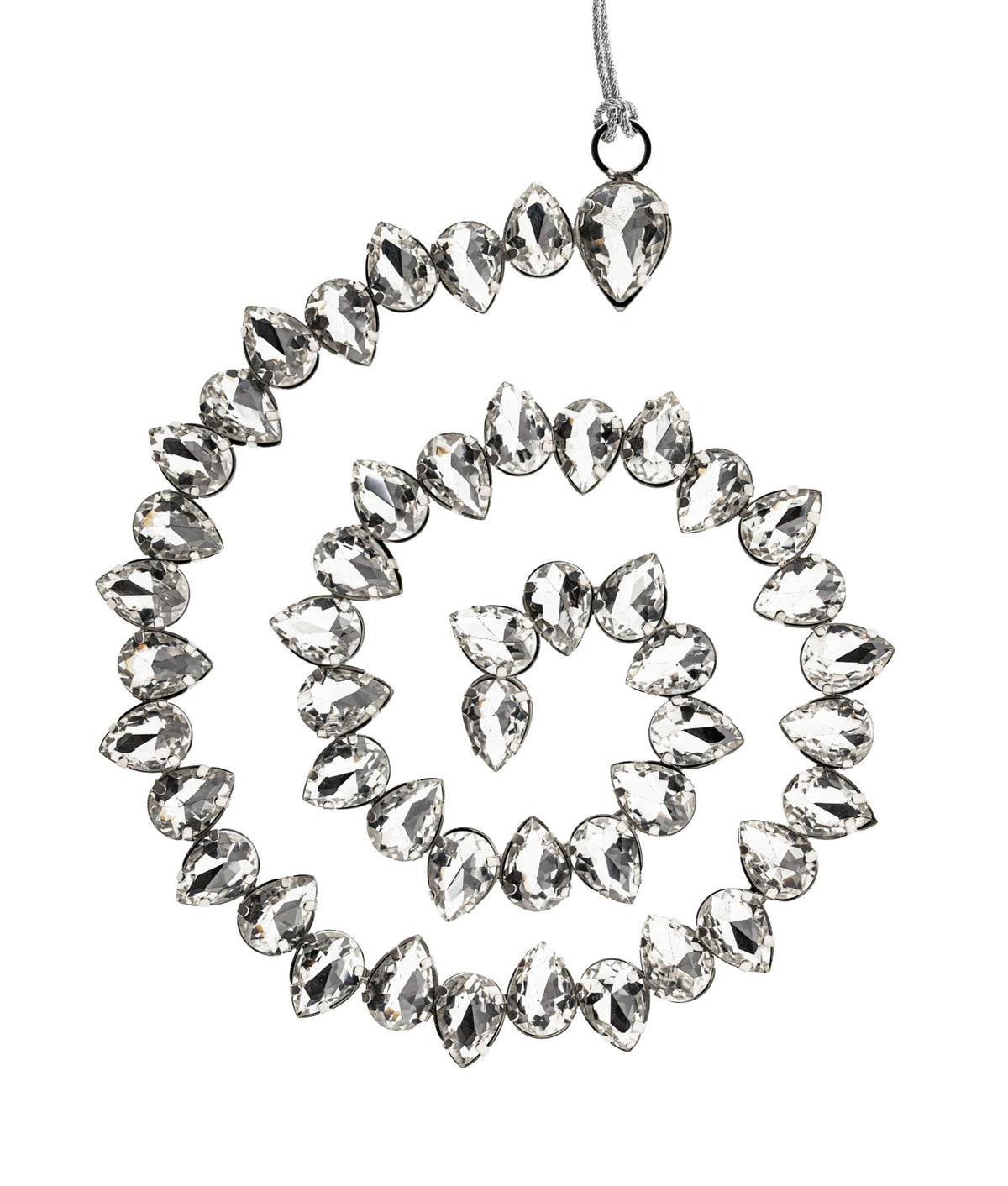 Kristallspirale facettierte Glassteine – Seelenecho