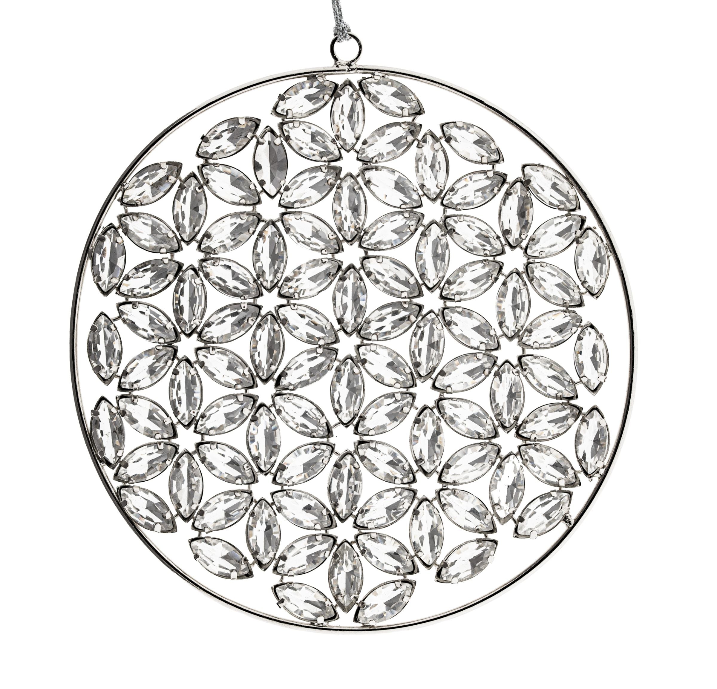 Kristall Lebensblume facettierte Glassteine – Seelenecho