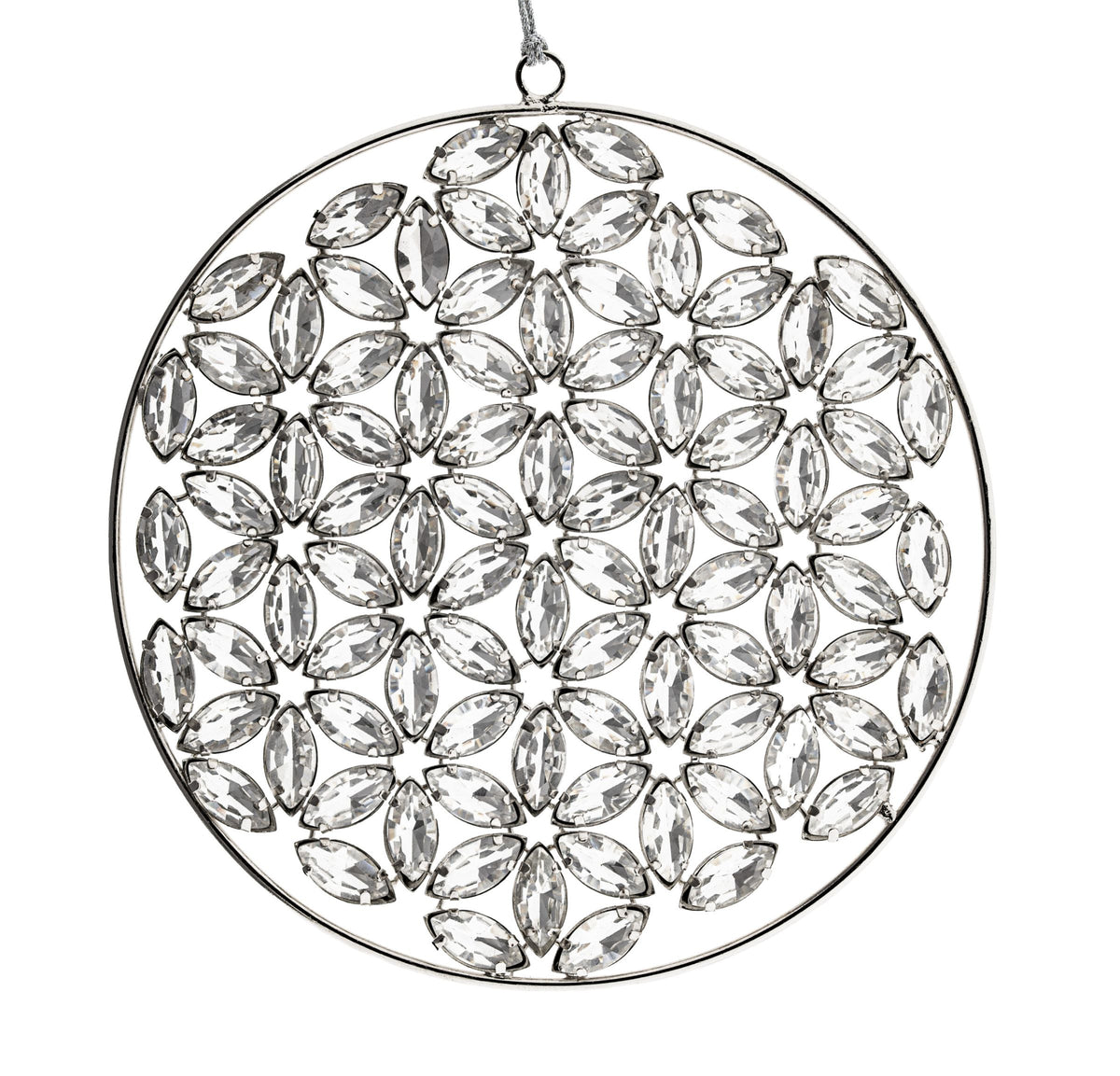 Kristall Lebensblume facettierte Glassteine – Seelenecho