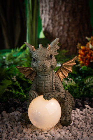 Babydrache Emu mit Solarlicht – Ansicht 2