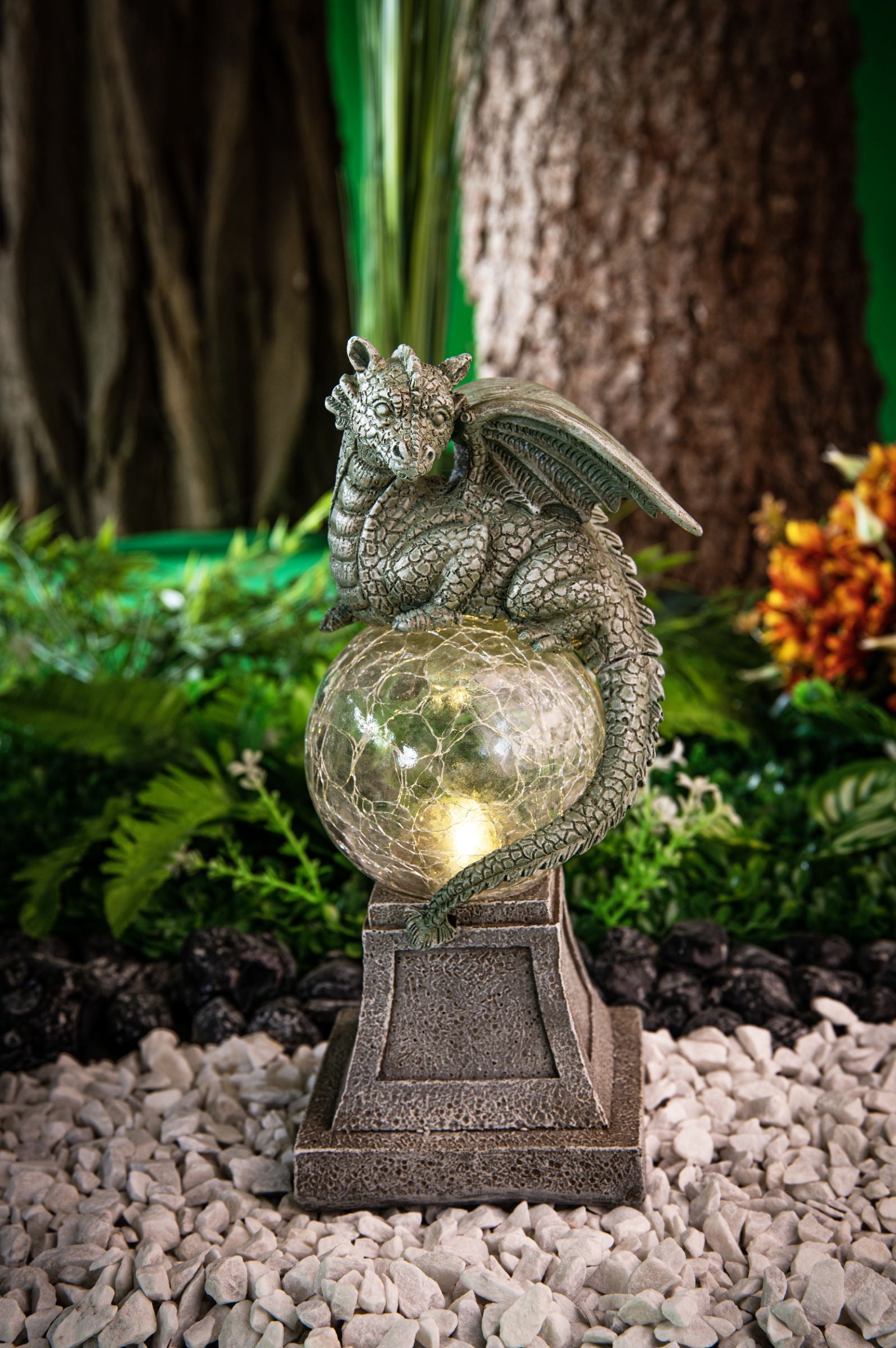 Wächterdrache mit Solarlicht – Ansicht 2