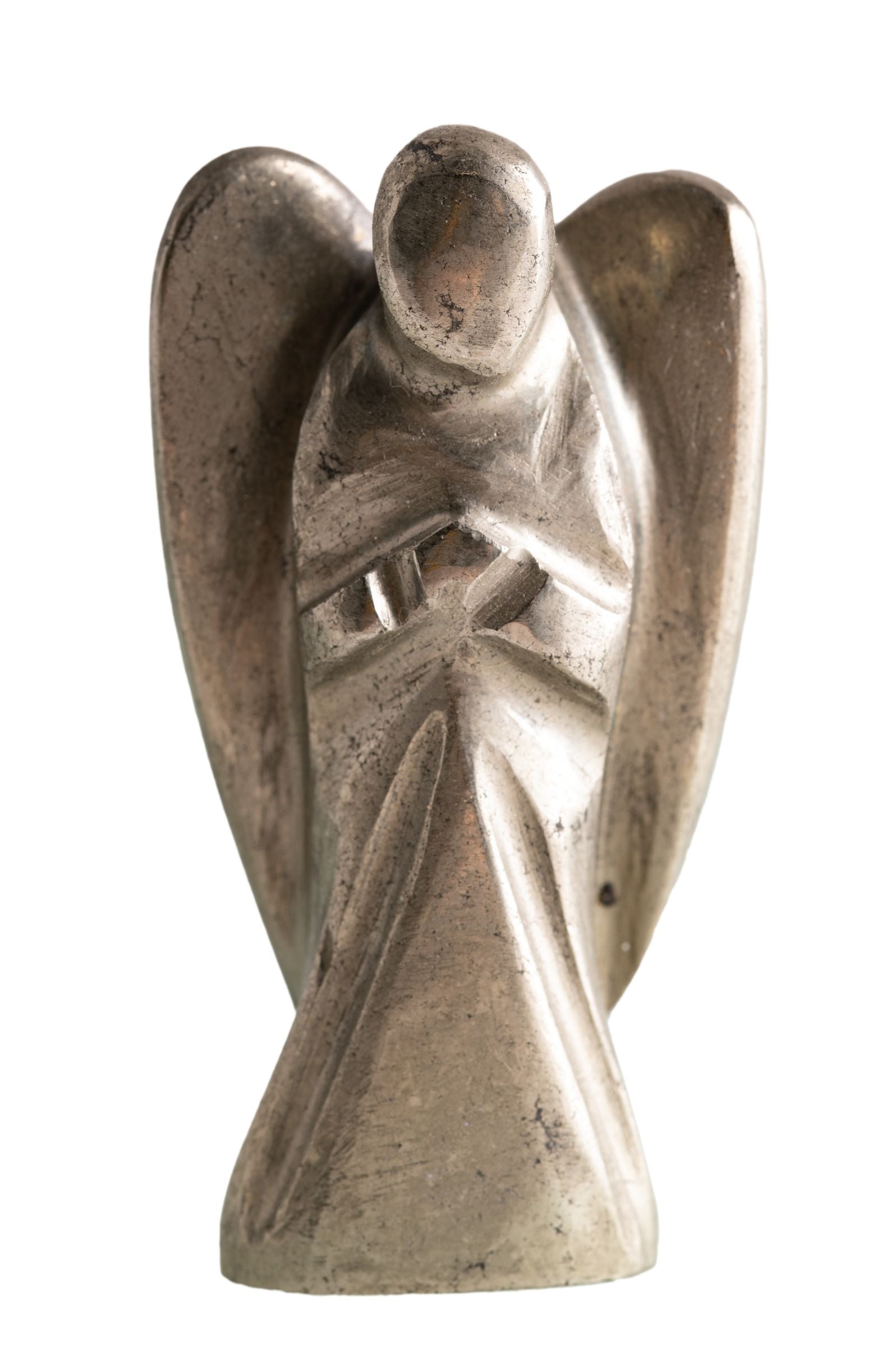 Engelchen aus Pyrit Größe M – Seelenecho