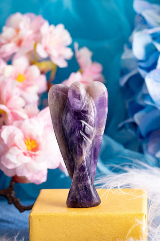 Engelchen aus Amethyst Größe L – Ansicht 2