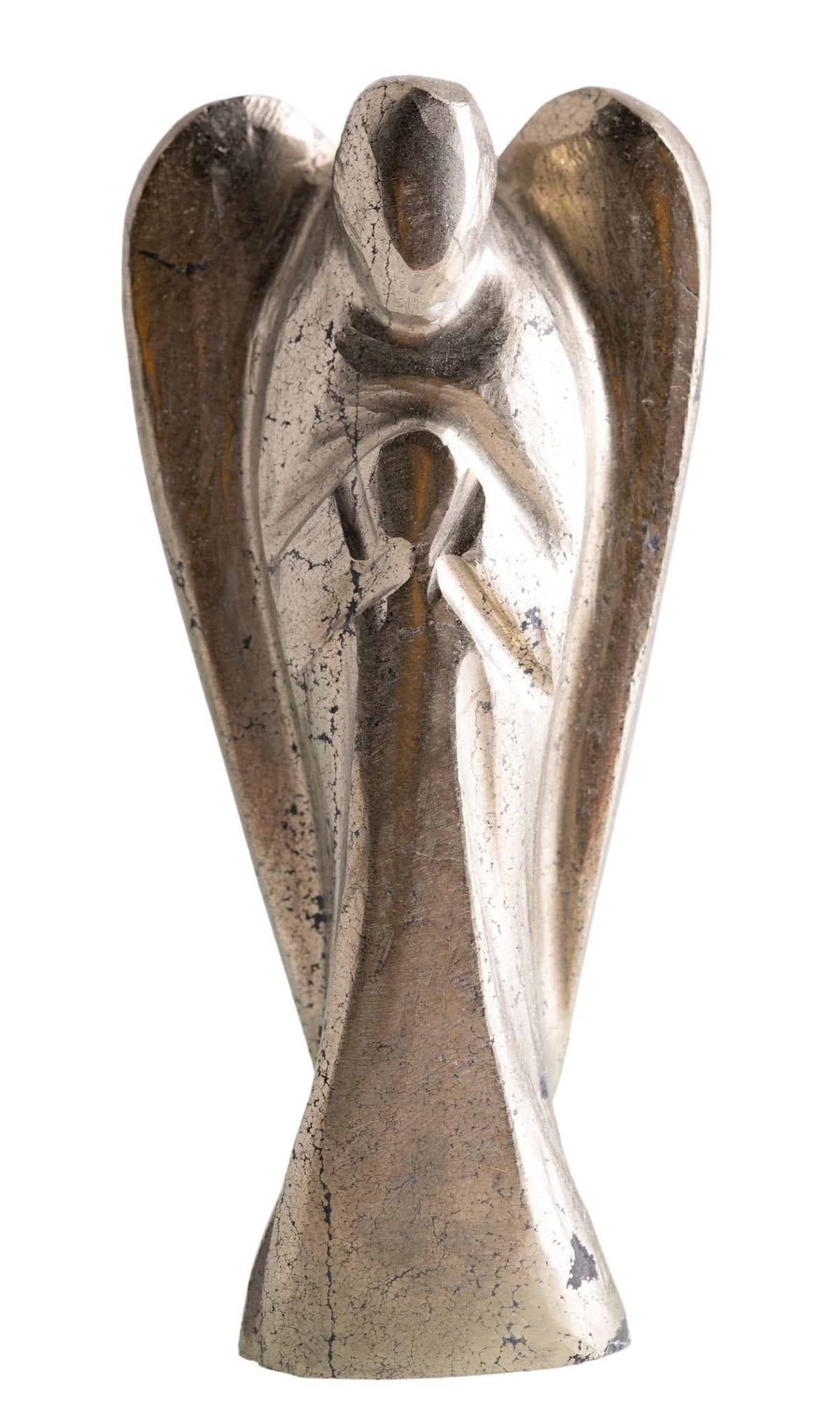 Engelchen aus Pyrit Größe L – Seelenecho
