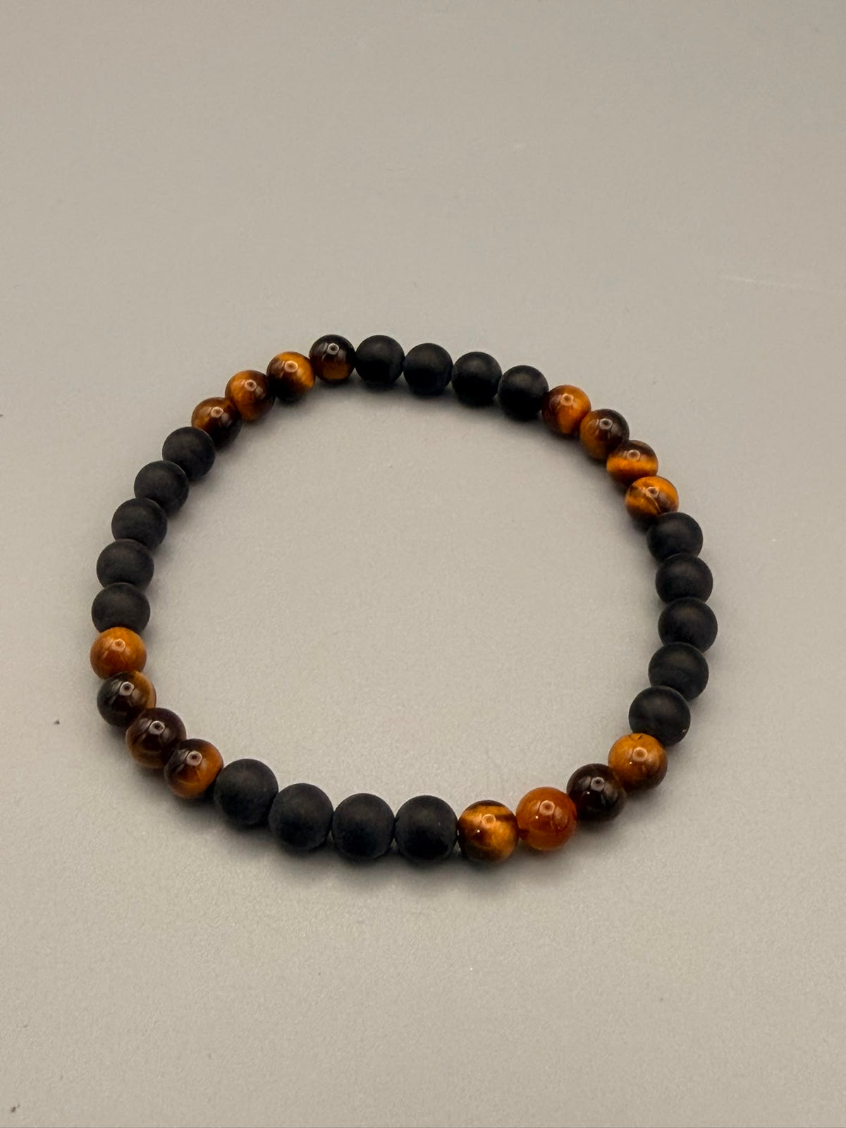 Onyx & Tigerauge Armband