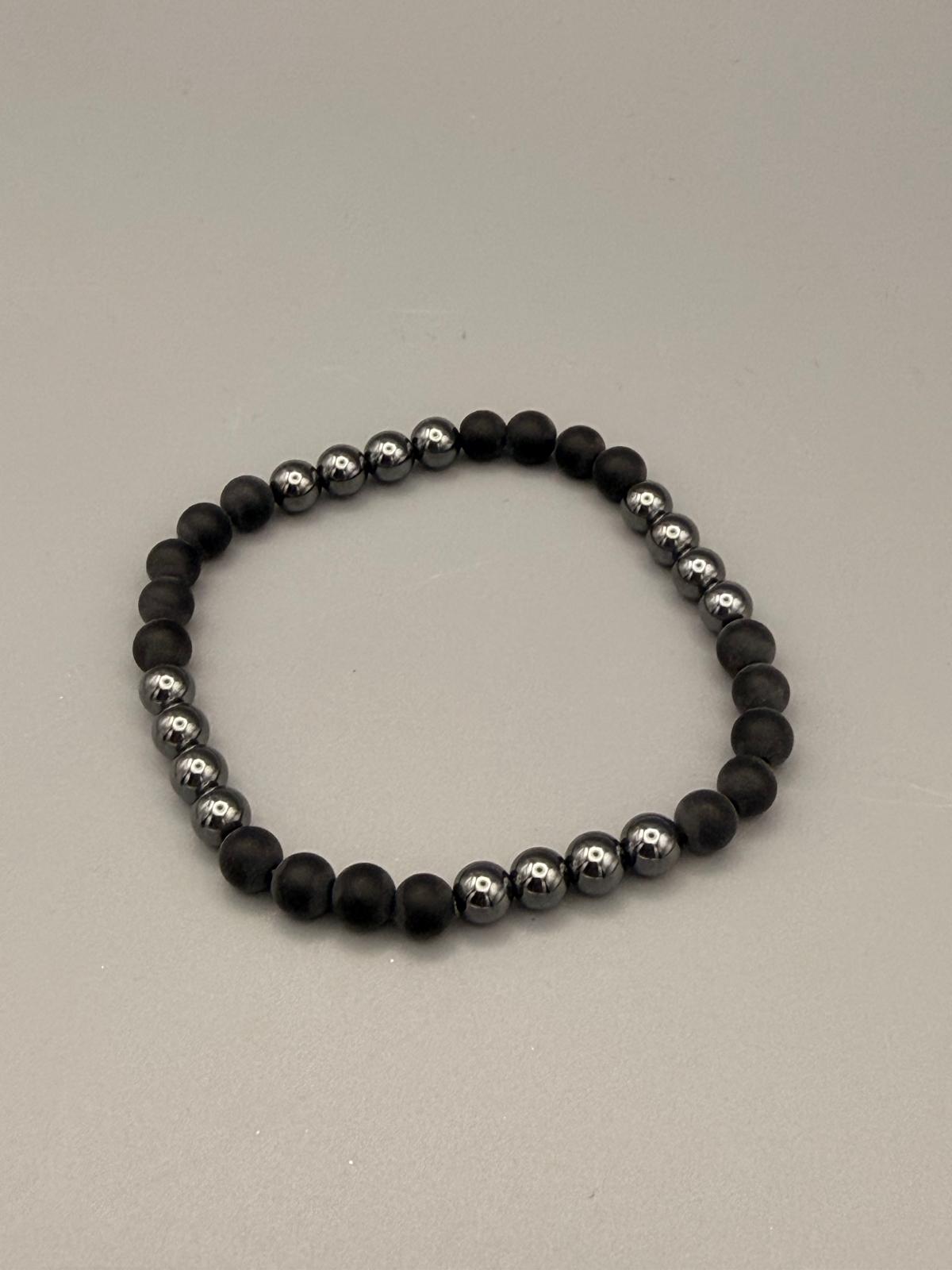Onyx & Hämatit Armband