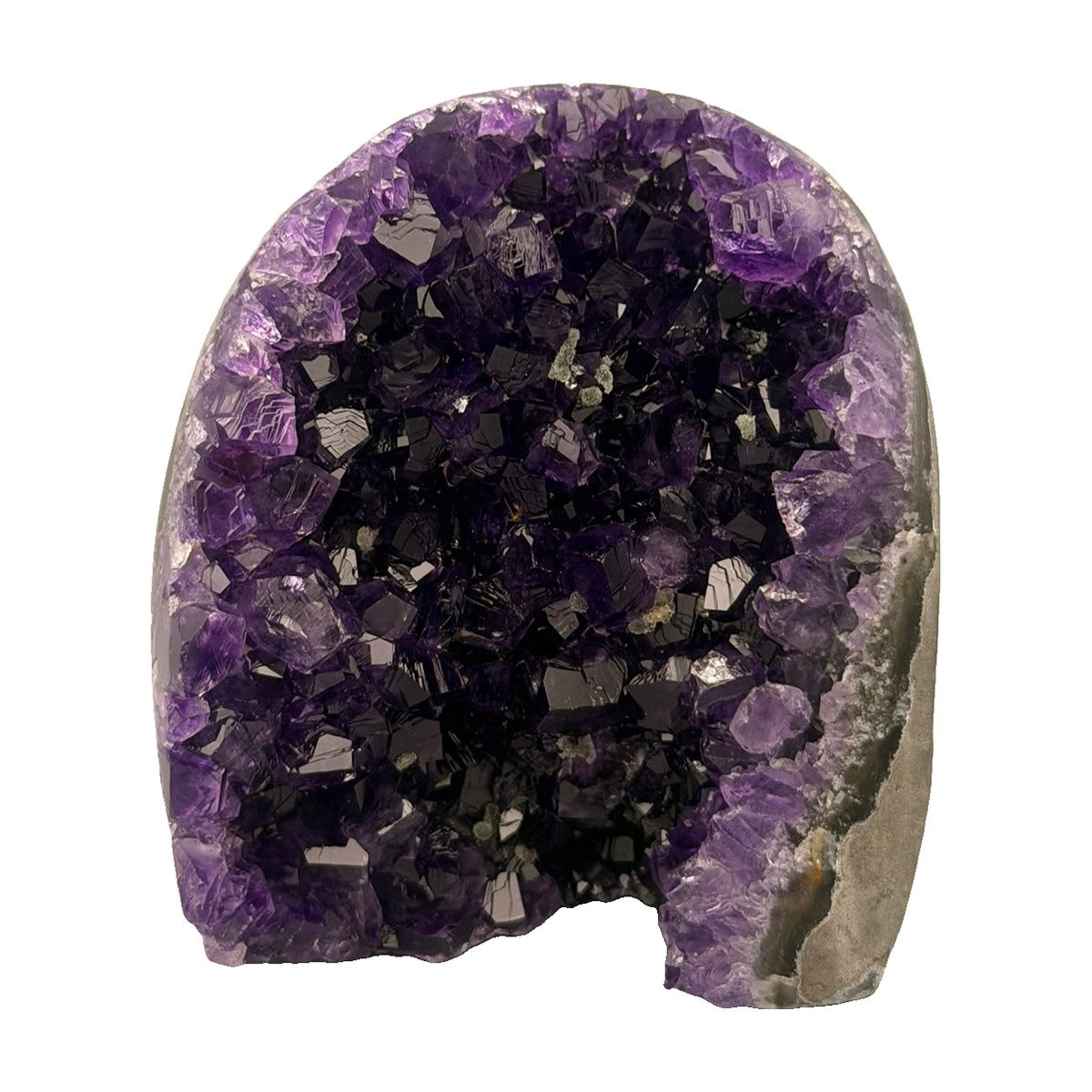 Amethyst Druse Uruguay stehend 184 g (A)