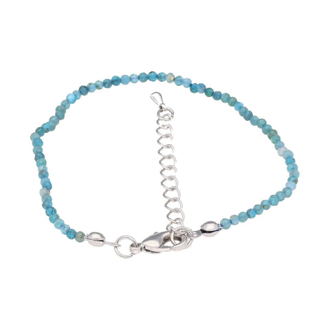 Apatit Armband facettiert 2 mm mit Karabinerverschluss – Ansicht 1