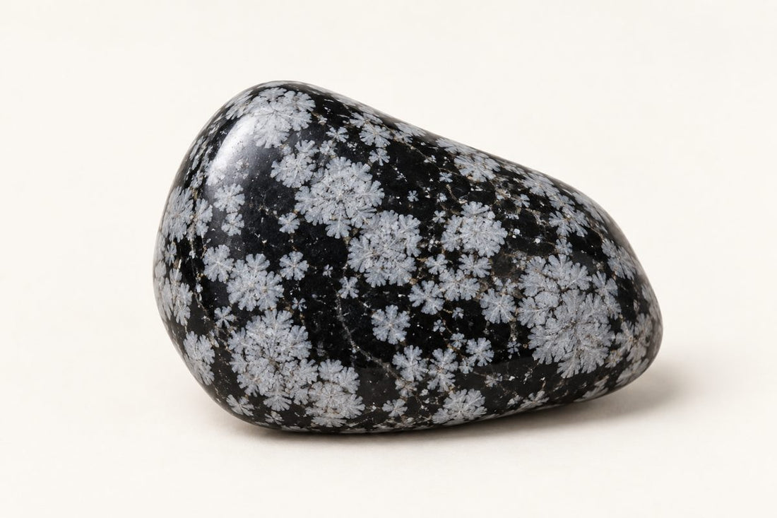 Schneeflockenobsidian