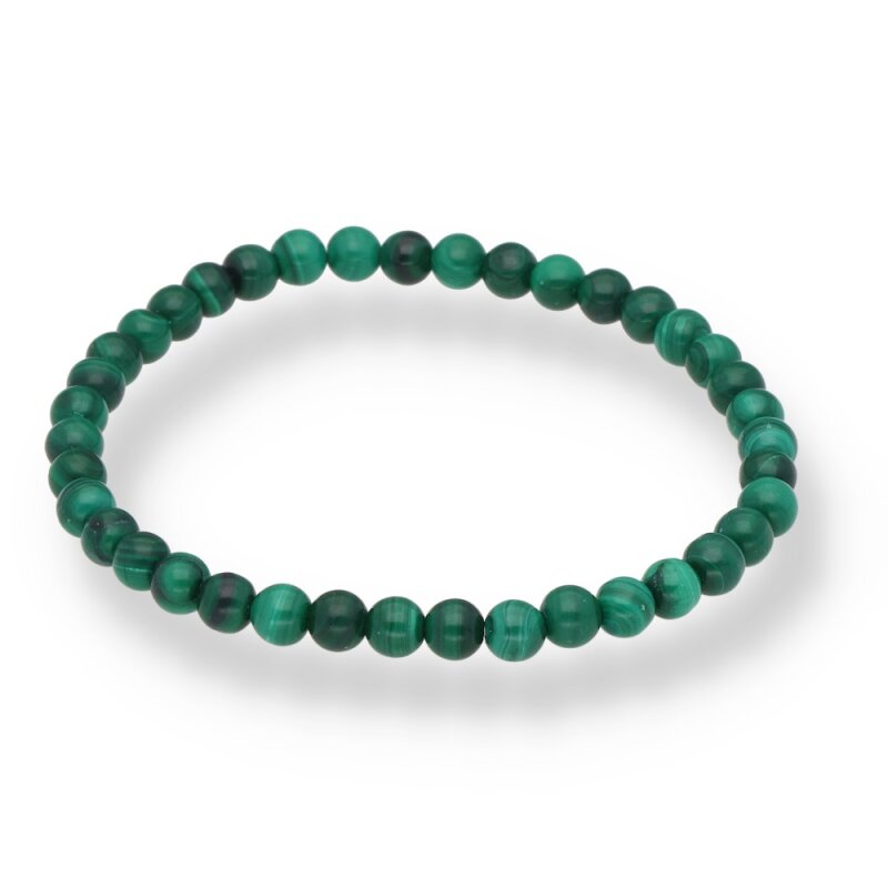 Malachit-Armband – 4 mm Kugeln · ca. 19cm | Transformation, Schutz & Herzenergie