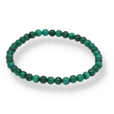 Malachit-Armband – 4 mm Kugeln · ca. 19cm | Transformation, Schutz & Herzenergie