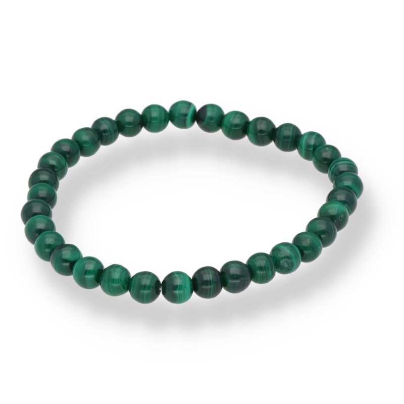 Malachit Armband – 6 mm Kugeln · ca. 19 cm | Transformation, Schutz & Herzenergie