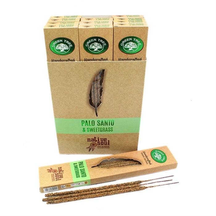 Native Soul Räucherstäbchen Palo Santo & Süßgras 15 g