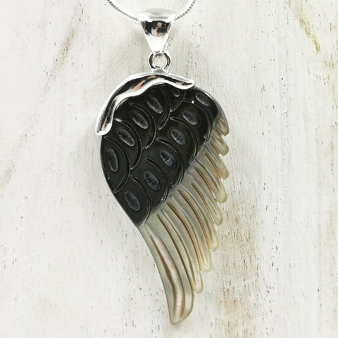 Edelstein Flügel Anhänger