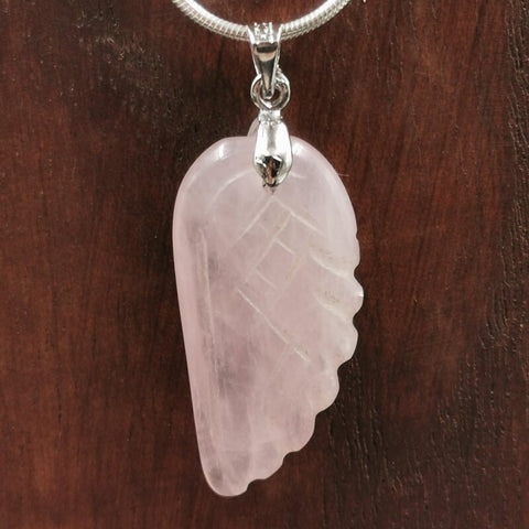 Edelstein Flügel Anhänger