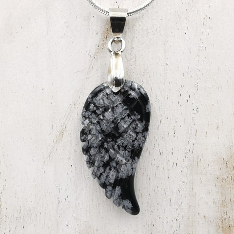 Edelstein Flügel Anhänger