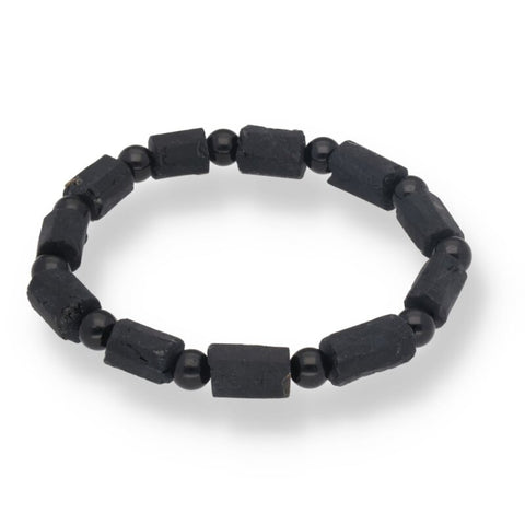 Schörl · Onyx Armband – 6 mm Kugeln | Schutz, Stärke & tiefe Erdung